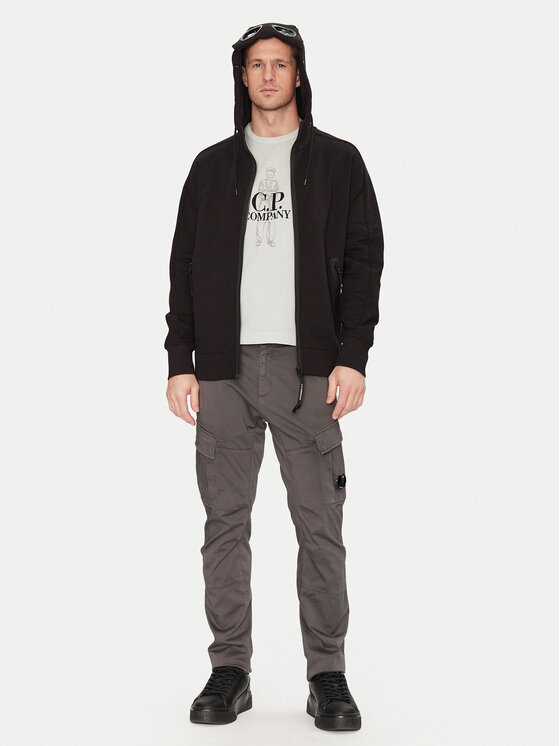 C.P. Company C.P. Company Mikina 18CMSS028A005086W Černá Regular Fit