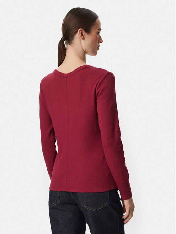 Calvin Klein Jeans Calvin Klein Jeans Bluzka LV047G207G Bordowy Regular Fit