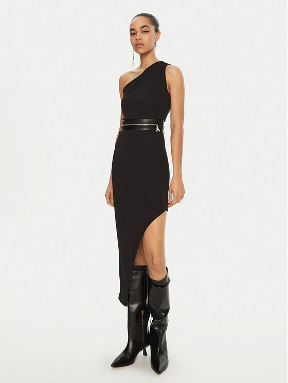 Patrizia Pepe Patrizia Pepe Φόρεμα κοκτέιλ 8A1253 J171 Μαύρο Regular Fit