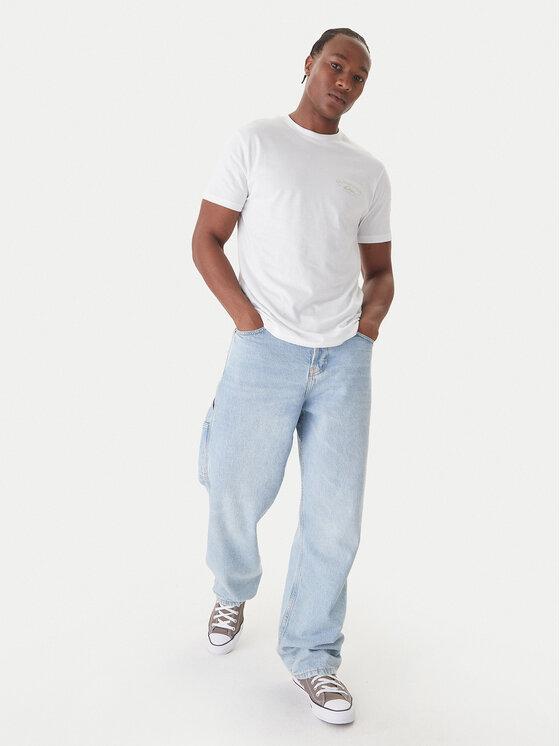 Quiksilver Quiksilver Marškinėliai Anchor EQYZT08178 Balta Regular Fit