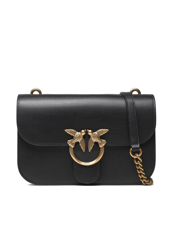 PINKO Pinko Ročna torba Love Bell Simply Cl PE 22 PLTT 1P22L1 Y7SP Črna