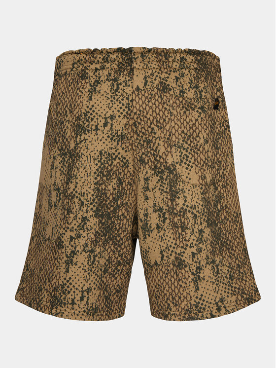 Alpha Industries Alpha Industries Szorty sportowe Essentials 146363C Brązowy Regular Fit