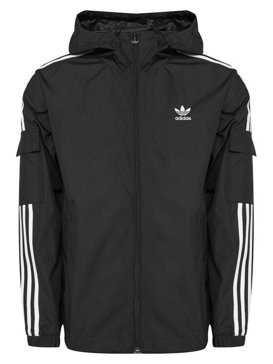adidas adidas Ветровка adicolor Classics 3-Stripes GN3475 Черен Regular Fit