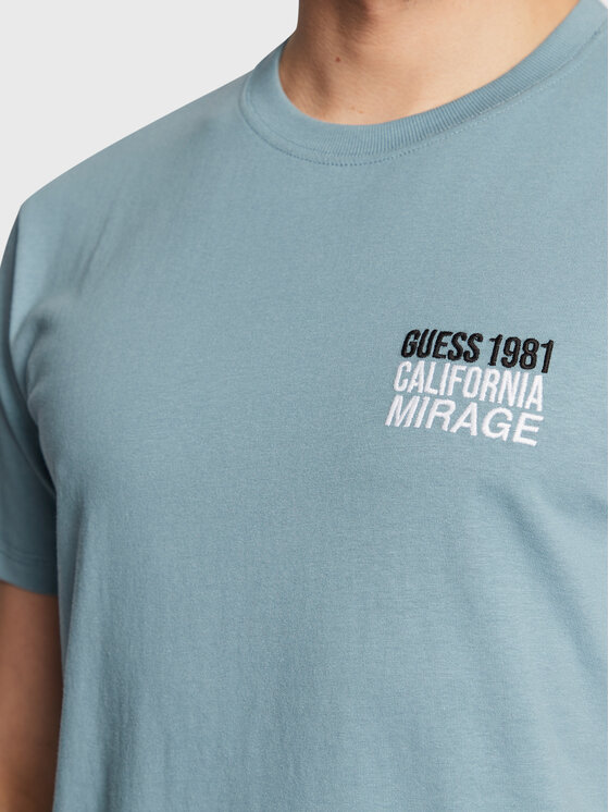 T-shirt Mirage Palm M3GI16 I3Z14 Blu Regular Fit