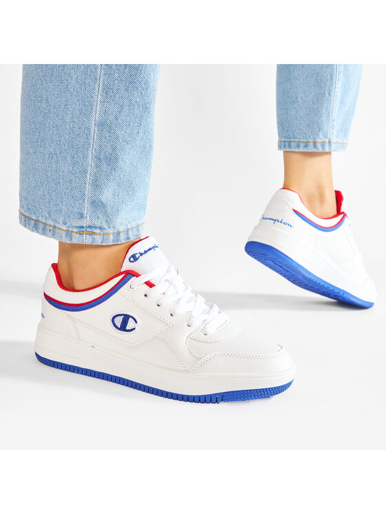 Champion Snīkeri Low Cut Shoe Rebound Low B Gs S31968-S21-WW001 Balts ...