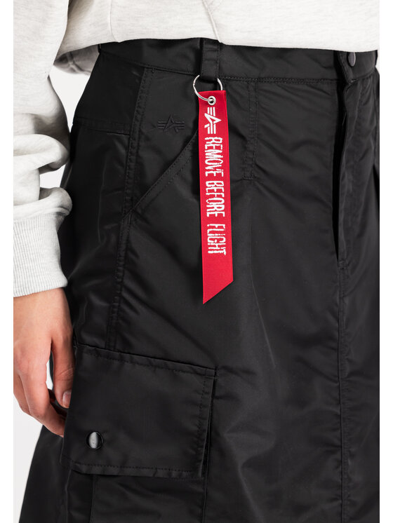 Alpha Industries Alpha Industries Spódnica midi Cargo Maxi Skirt Women Czarny Regular Fit