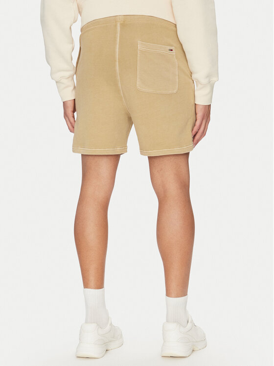 Tommy Jeans Tommy Jeans Sportske kratke hlače Varsity DM0DM20936 Bež Regular Fit