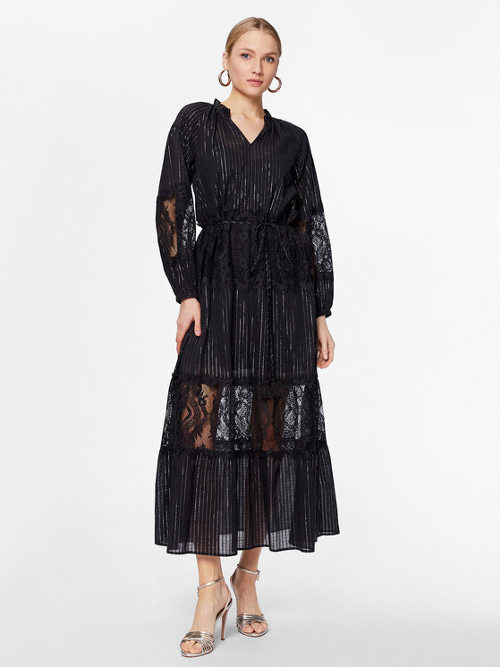 TWINSET TWINSET Ежедневна рокля 231TT2093 Черен Regular Fit