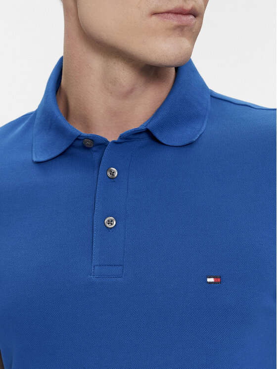 Tommy Hilfiger Tommy Hilfiger Polokošeľa 1985 MW0MW17771 Modrá Slim Fit