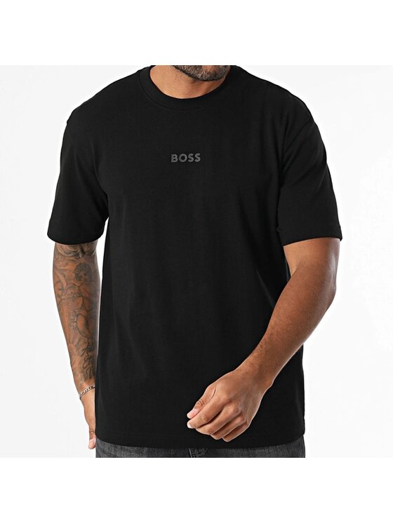 BOSS BOSS Tričko 50519368 Čierna Oversize