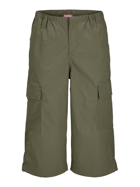 JJXX JJXX Capri kalhoty Olga 12271698 Zelená Straight Fit