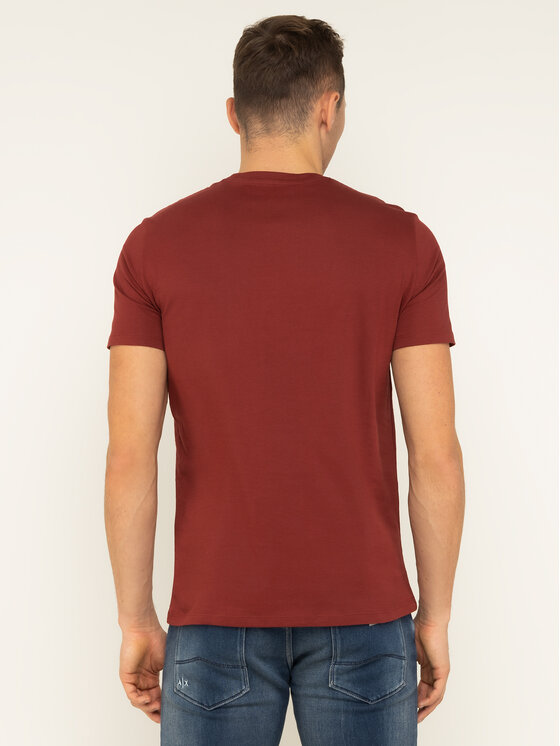Armani Exchange Armani Exchange Marškinėliai 3HZTBC ZJ2HZ 1701 Bordinė Regular Fit