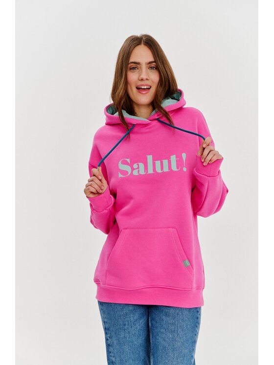 NAOKO NAOKO Mikina Salut Ma Belle Růžová Regular Fit
