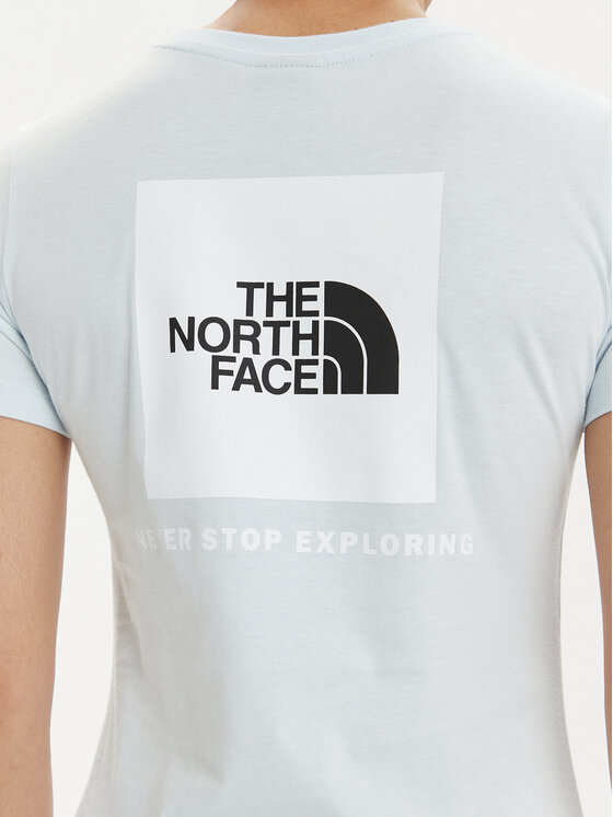 The North Face The North Face T-Shirt Redbox NF0A87NM Světle modrá Regular Fit