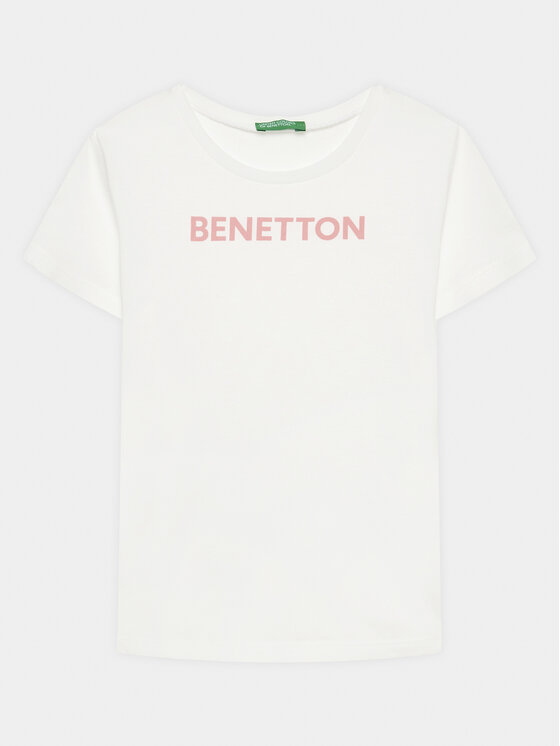 United Colors Of Benetton United Colors Of Benetton T-Shirt 3096C10D2 Weiß Regular Fit