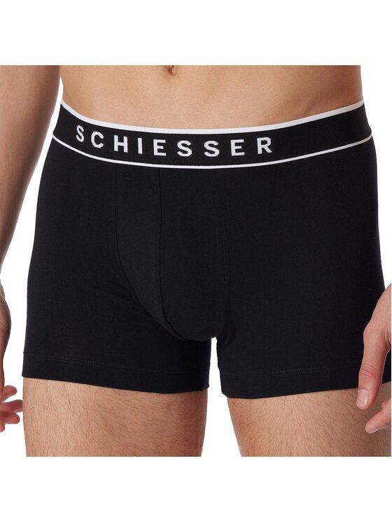 SCHIESSER SCHIESSER Bokserki 27294 Czarny