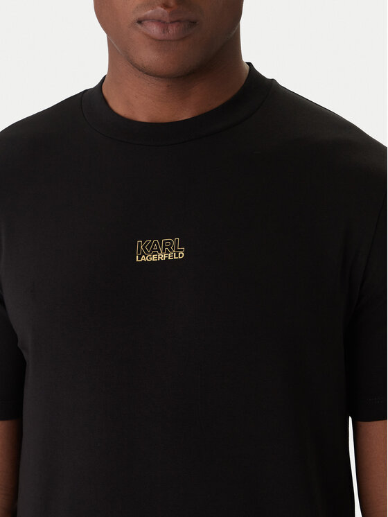 KARL LAGERFELD KARL LAGERFELD T-särk 755034 561235 Must Regular Fit