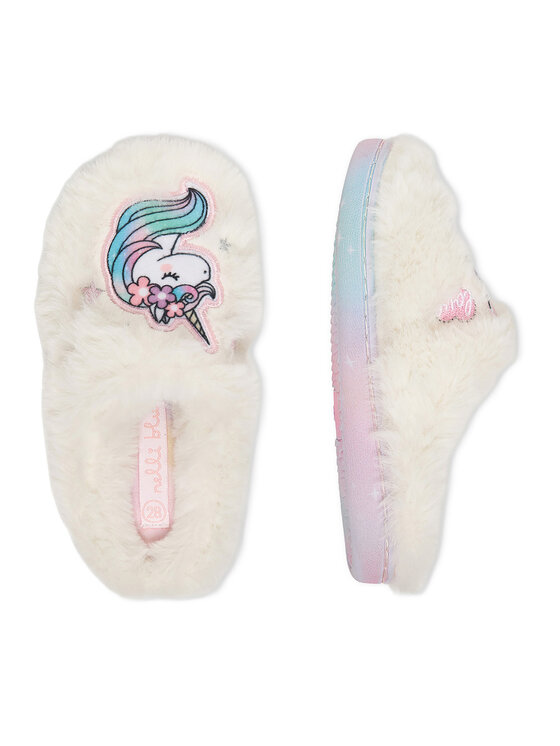 Nelli Blu Nelli Blu Пантофи 22DR1189 Бял