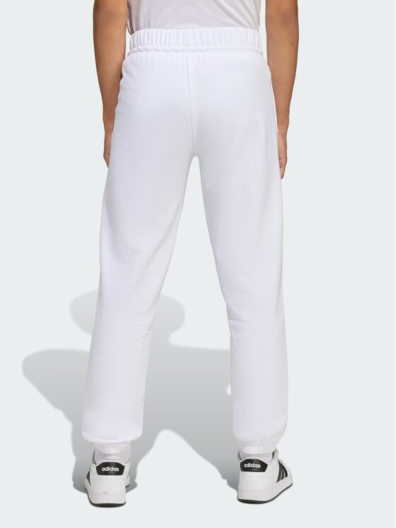 adidas adidas Spodnie materiałowe 152271 Biały Regular Fit