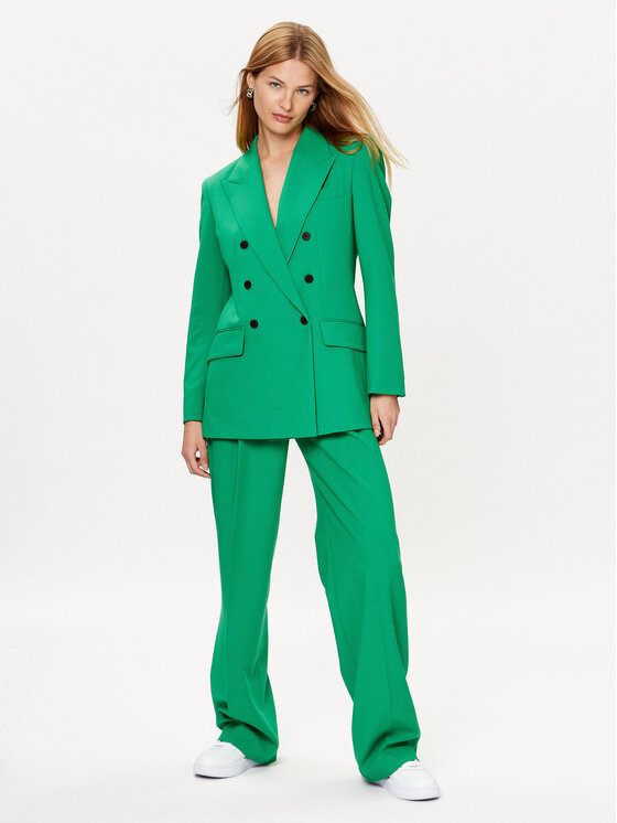 HUGO Hugo Sakoi Amalisa 50489236 Zelena Relaxed Fit