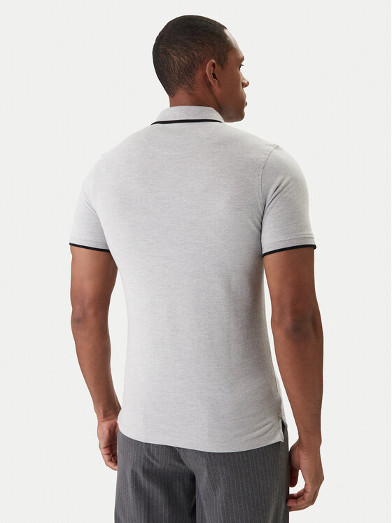 Jack & Jones Jack & Jones Polo Paulos 12136668 Γκρι Slim Fit