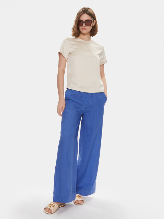 Marella Marella Pantaloni culotte 2413131084 Blu Regular Fit