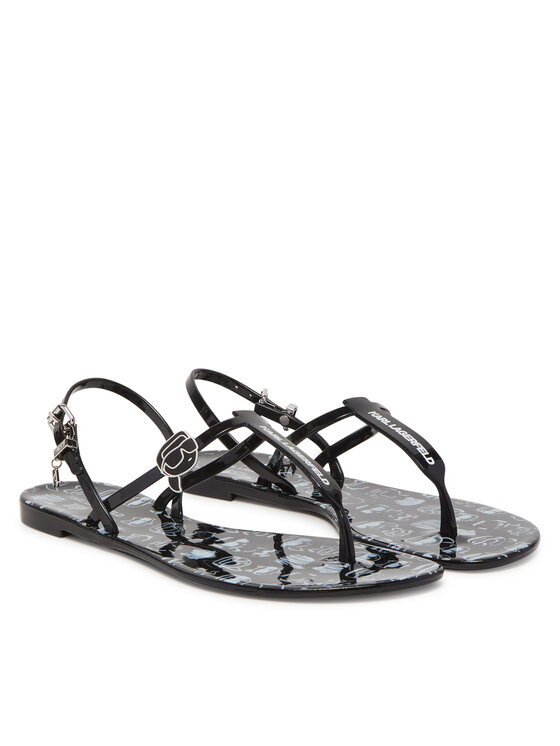 KARL LAGERFELD KARL LAGERFELD Sandalen Jelly KL80002G Schwarz