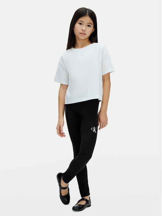 Calvin Klein Jeans Calvin Klein Jeans Legginsy LVCKSJC26G Czarny Slim Fit