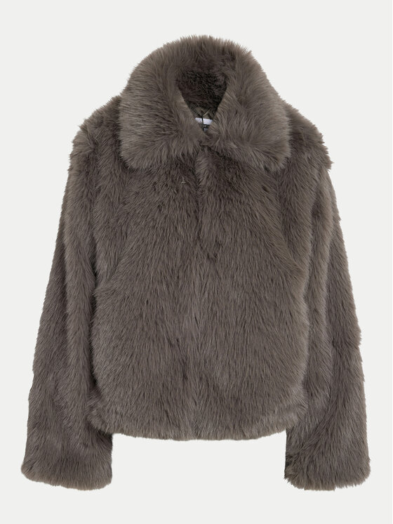Noisy May Noisy May Pelliccia Evie 27031886 Grigio Regular Fit