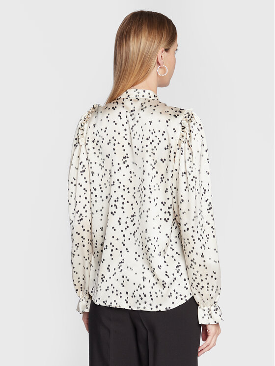 Bruuns Bazaar Bruuns Bazaar Majica Acacia Fria BBW3195 Écru Regular Fit