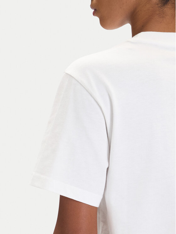 adidas adidas T-Shirt Holiday Metallic Graphic JM4427 Weiß Regular Fit