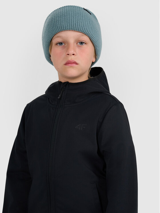 4F 4F Bunda pro přechodné období OUTERWEAR Černá Regular Fit