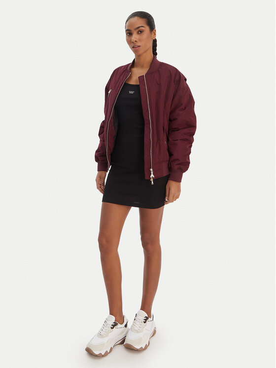 Guess Jeans Guess Jeans Vsakodnevna obleka W5BK12 KA0H1 Črna Slim Fit