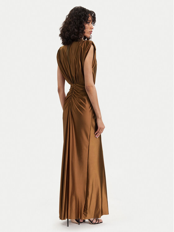 ACCESS FASHION ACCESS FASHION Vakarinė suknelė 63-3333-124 Ruda Regular Fit