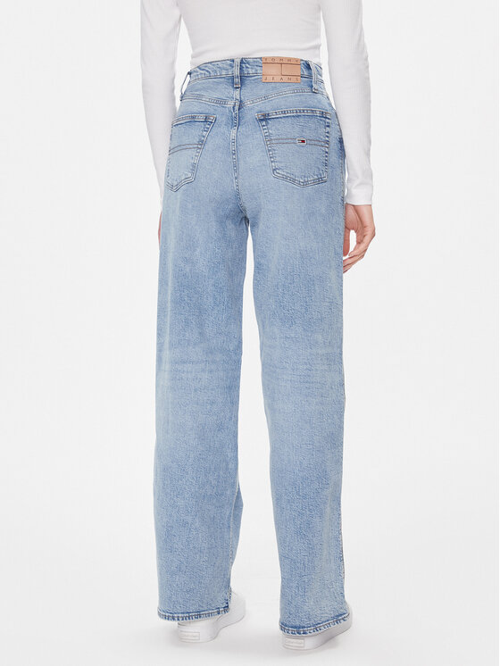 Tommy Jeans Tommy Jeans Traperice Claire Hgh Wd Ah5117 DW0DW17282 Plava Slim Fit