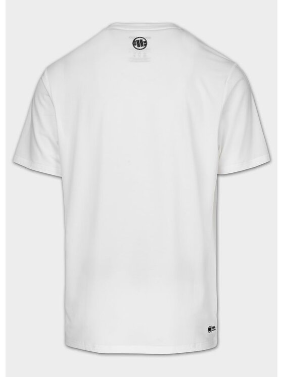 PITBULL PITBULL Koszulka techniczna Casual Sport HILLTOP II Biały Regular Fit