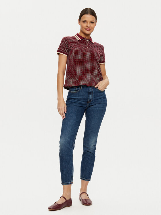 Tommy Hilfiger Tommy Hilfiger Polokošile WW0WW43928 Červená Slim Fit