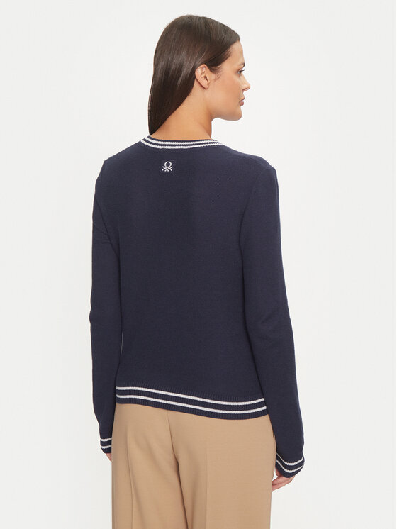 United Colors Of Benetton United Colors Of Benetton Kardigan 1SMYE501O Tamnoplava Regular Fit