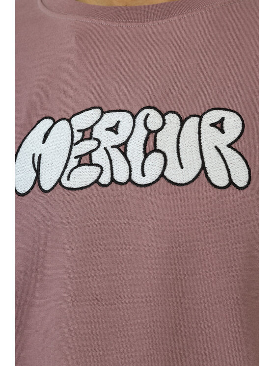 Mercur Mercur T-Shirt Mural Różowy Relaxed Fit