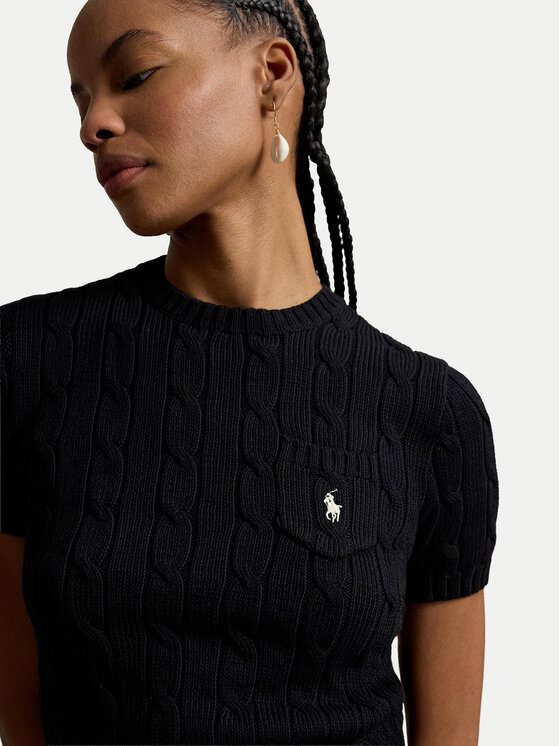 Polo Ralph Lauren Polo Ralph Lauren Pulover 211971873506 Negru Slim Fit