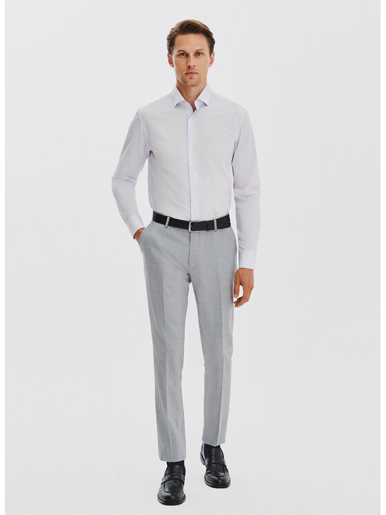 Pako Lorente Pako Lorente Koszula P25WF-1X-073 Niebieski Slim Fit