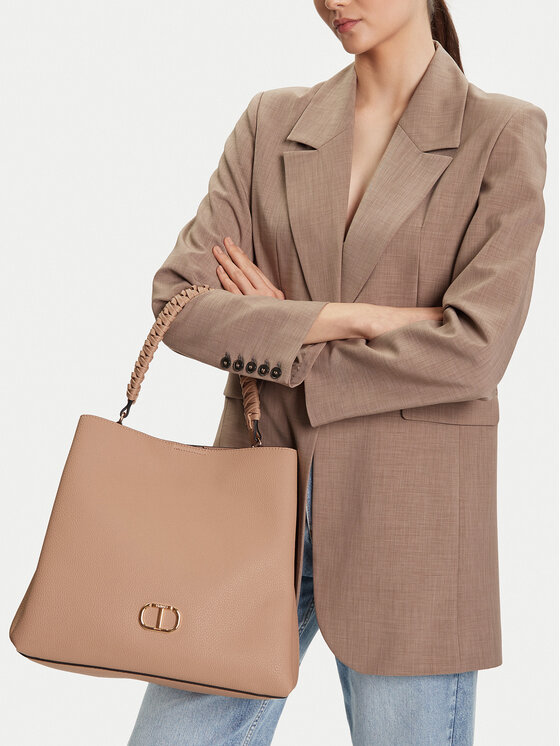 TWINSET TWINSET Дамска чанта 251TD8062 Бежов