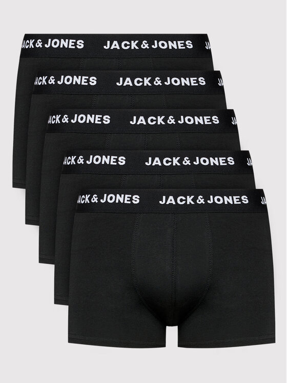 Jack&Jones Set Od 5 Pari Bokserica Chuey 12142342 Crna