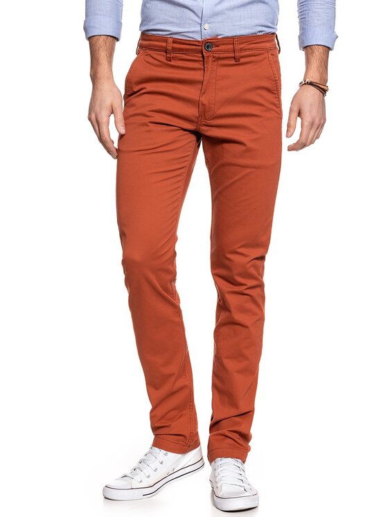 Lee Lee Pantaloni chino CHINO Arancione Slim Fit