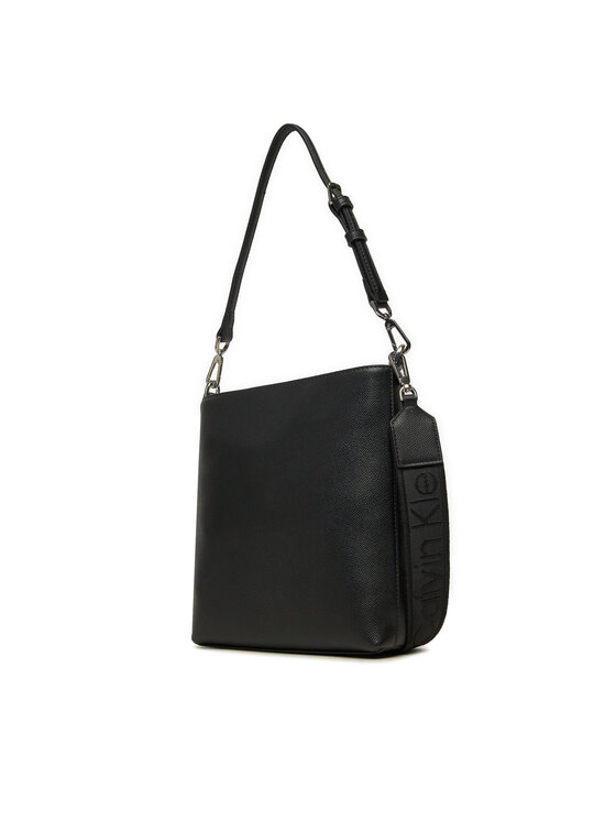 Calvin Klein Calvin Klein Borsetta Ck Must Small Bucket_Caviar K60K613129 Nero
