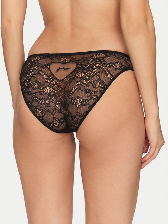 Guess Guess Klasické kalhotky O5RE09 KBGT0 Černá Regular Fit