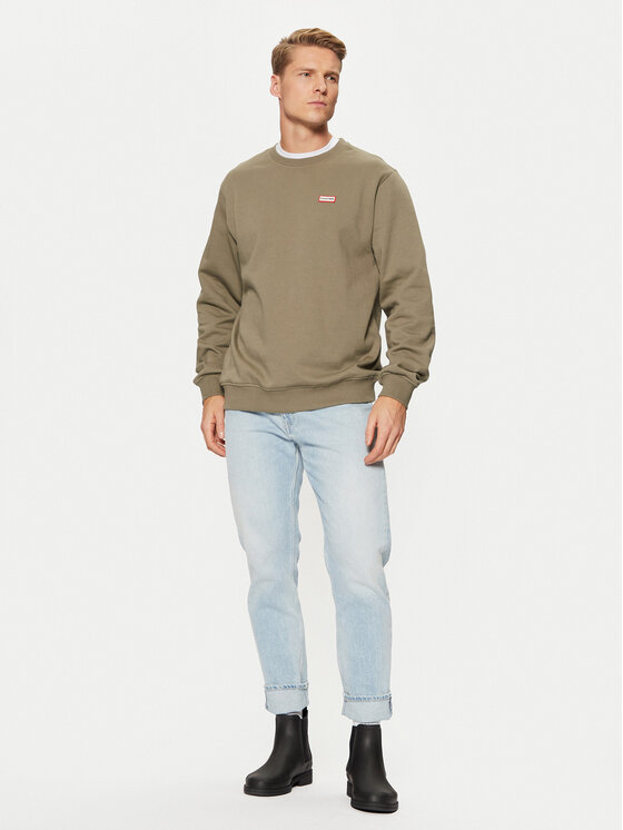 Hunter Hunter Sweatshirt Victor HARM0040242 Khakifarben Regular Fit