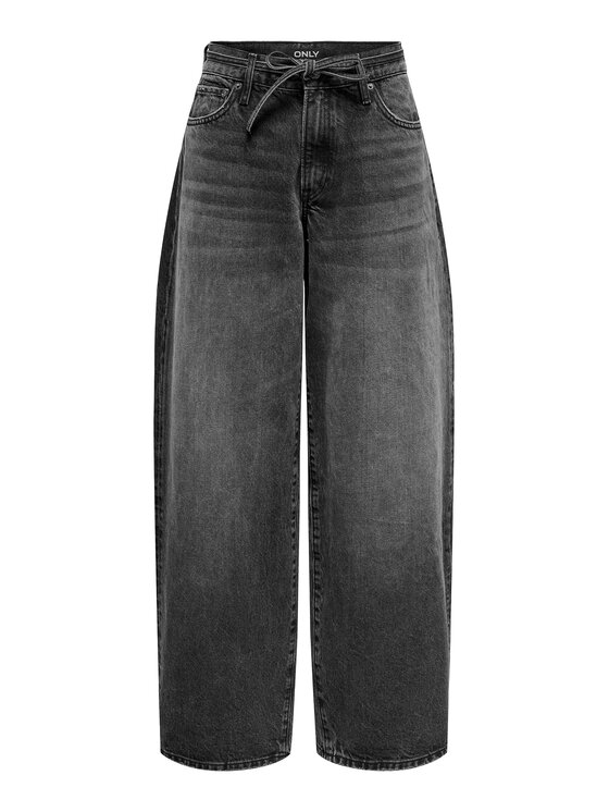 ONLY ONLY Jeans hlače Gianna 15347094 Črna Balloon Fit