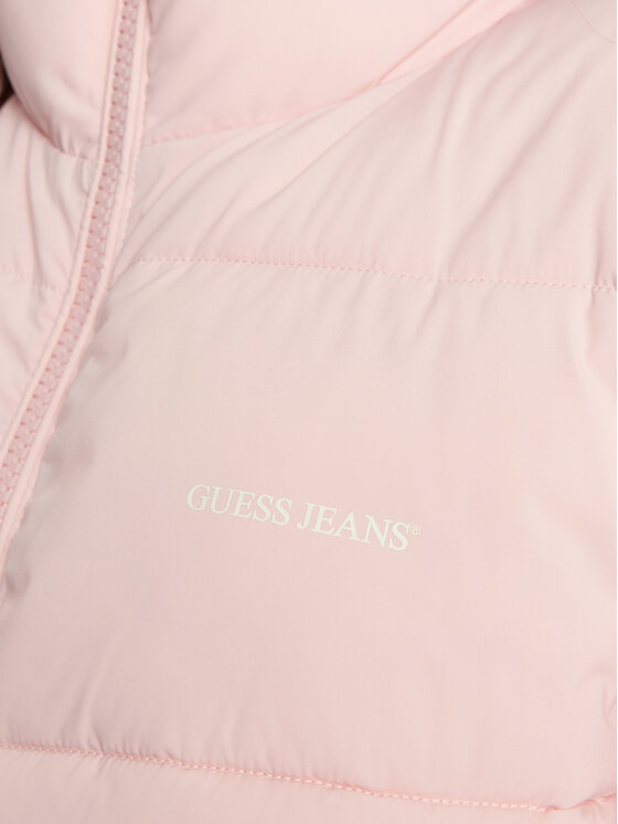 Guess Jeans Guess Jeans Μπουφάν μεταβατικό W4BL20 WGII2 Ροζ Regular Fit