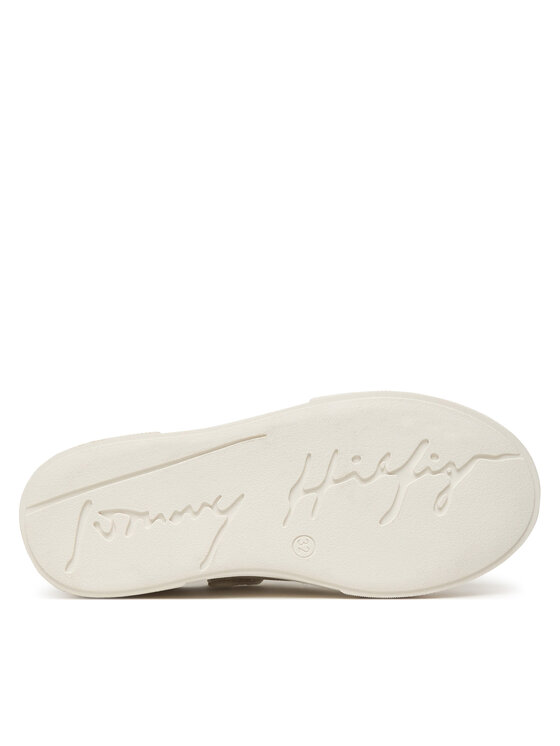 Tommy Hilfiger Tommy Hilfiger Sneakersy Low Cut Lace-Up T3A9-34248-1355 S Biały